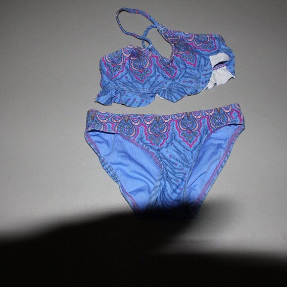 Blue 2 Pcs O'neill Bathing Suit Size 7/8 - Picture 1 of 10